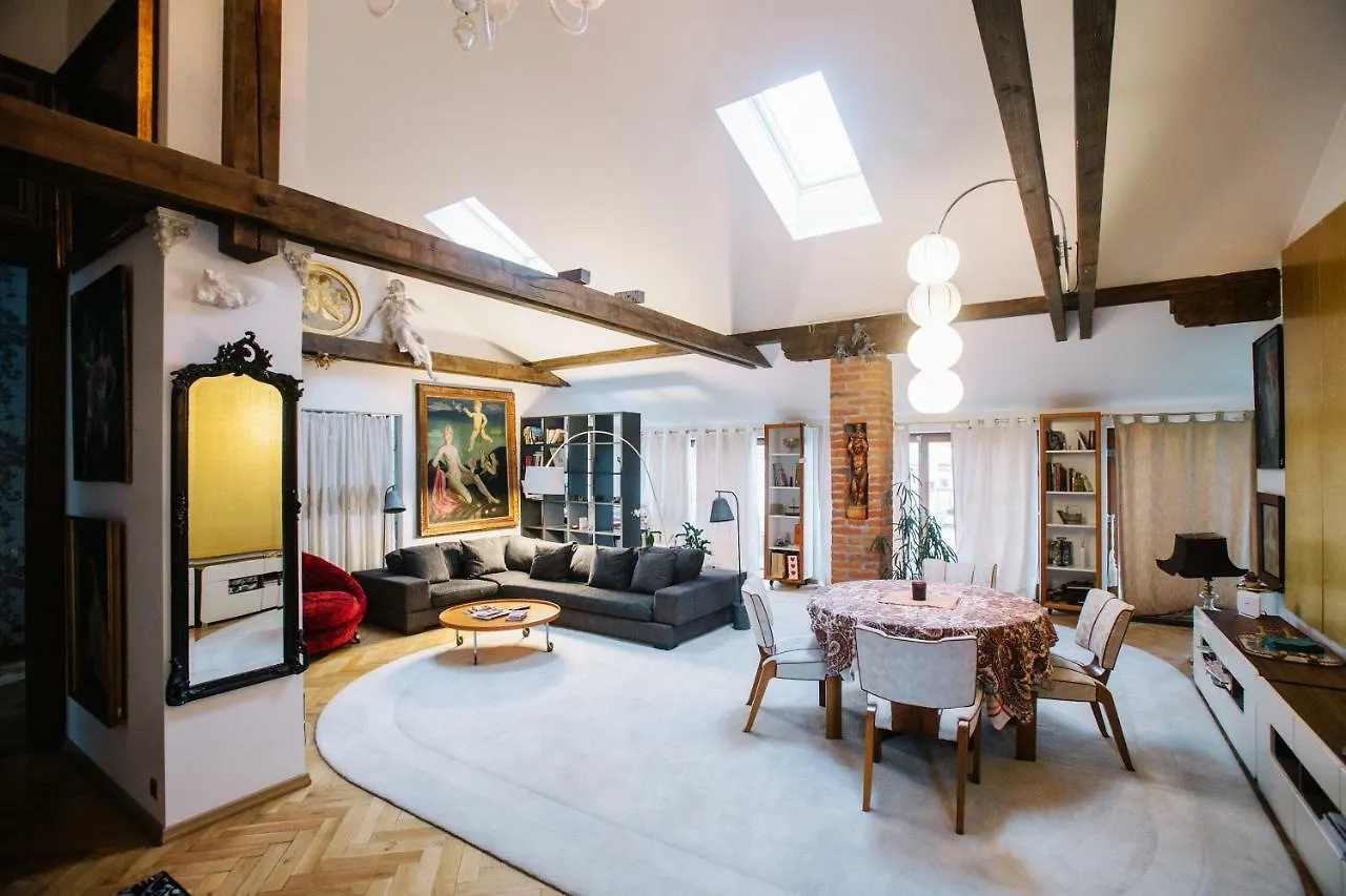 Unique Luxury Loft With Terrace In Old Town Apartment Prague